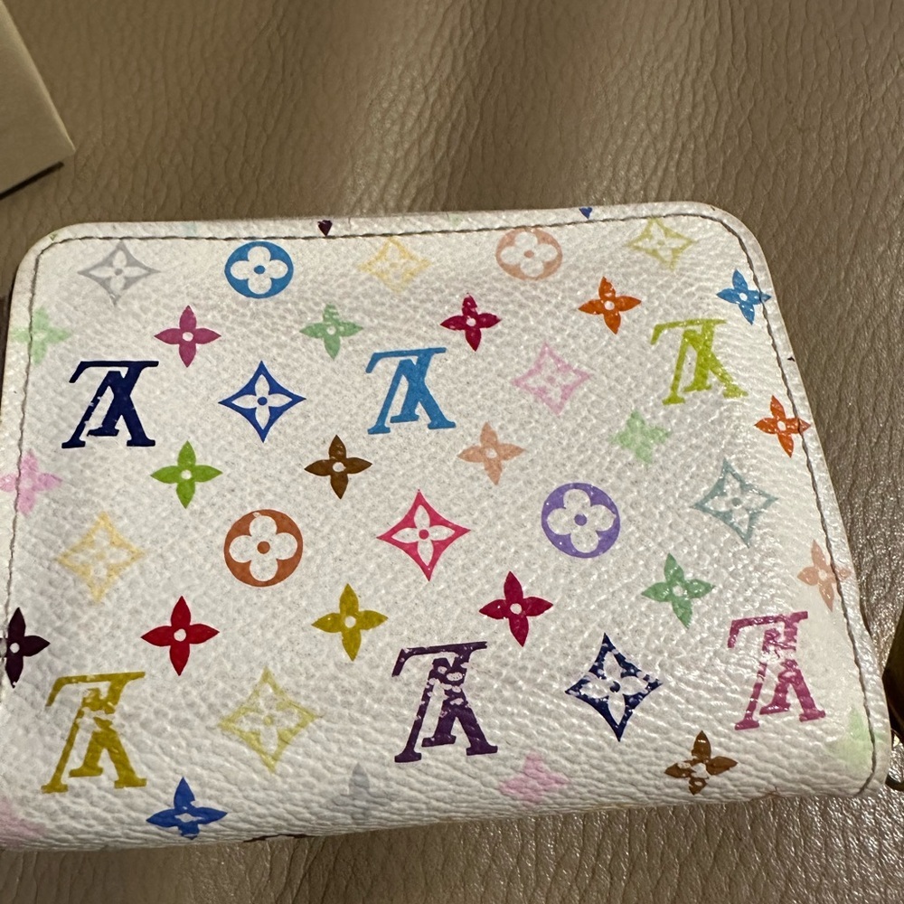 Louis Vuitton Murakami Multicolor zippy wallet